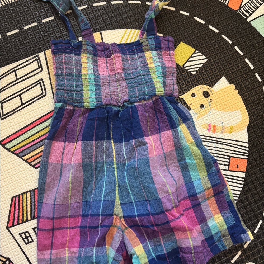 Baby gap Colorful Plaid Kids romper